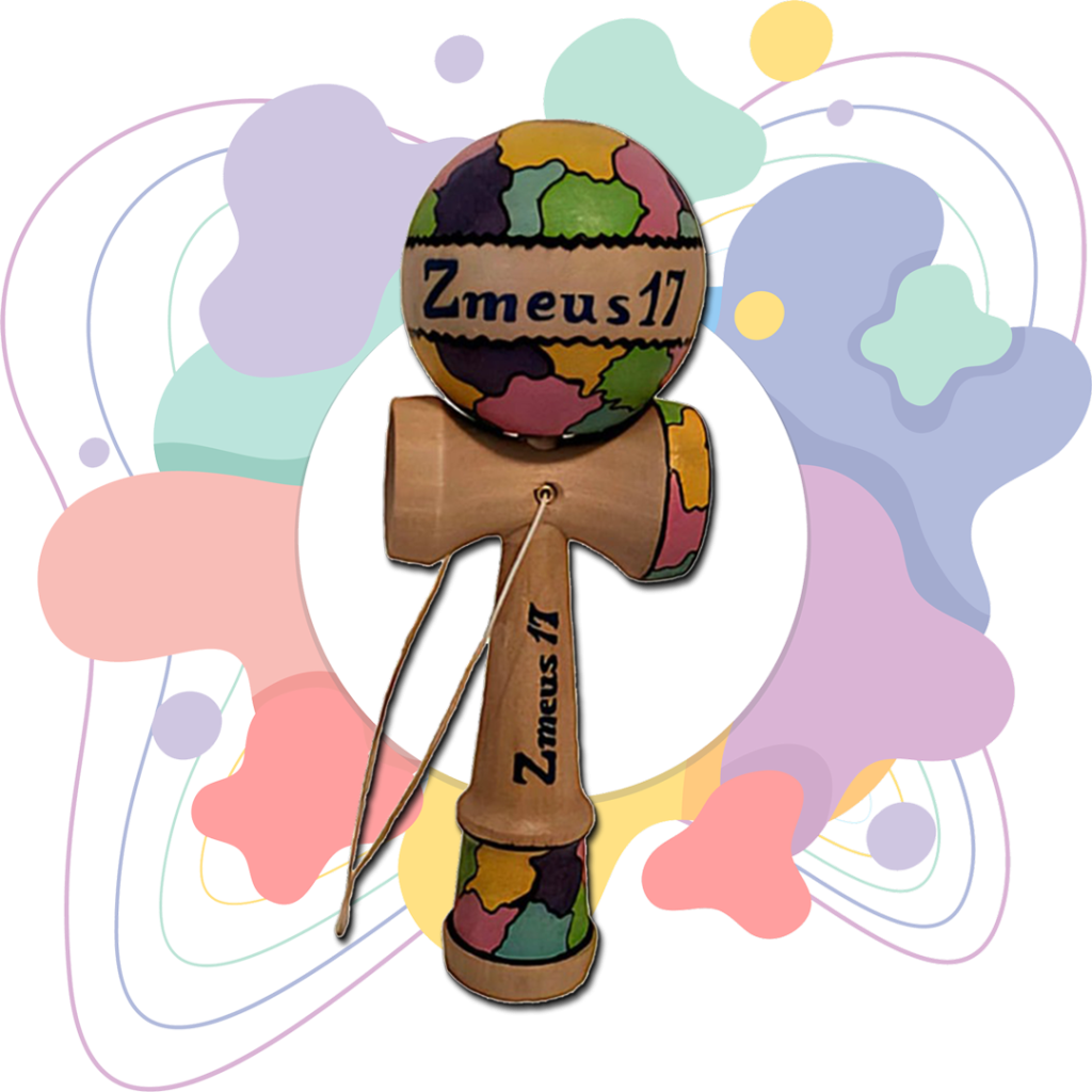 Kendama Zmeus17 RAINBOW Big Cups
